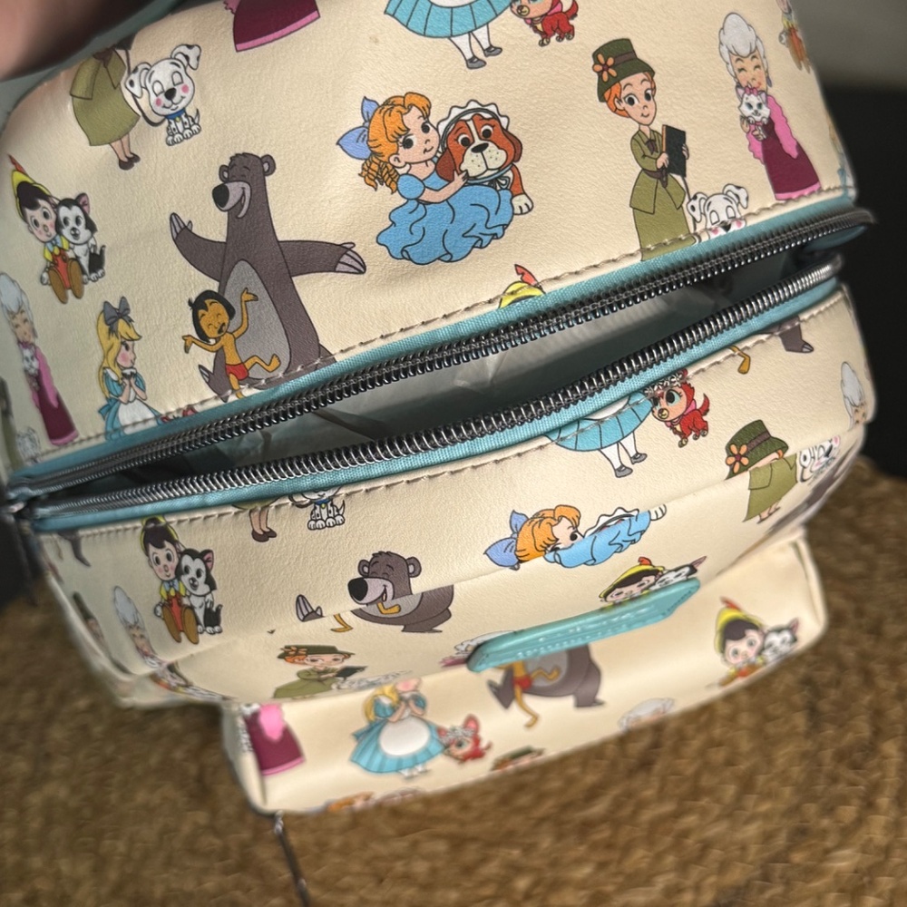 Loungefly Disney Chibi Animal Love Mini Backpack NWT Vegan Leather - Picture 5 of 8